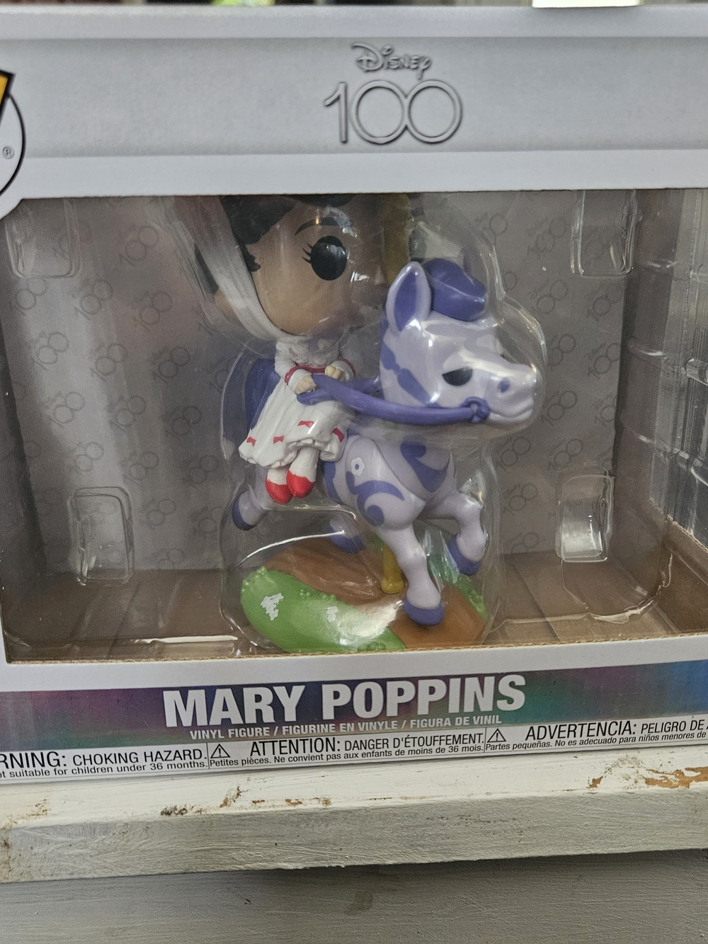 Disney Mary Poppins Figure with Purple Carousel Pony